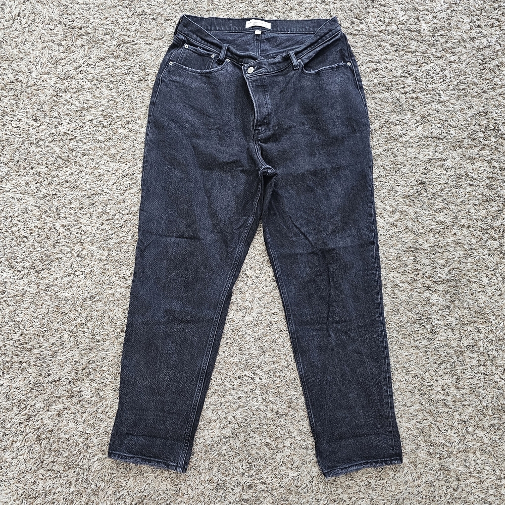 Abercrombie & Fitch Curve Love The Dad High Rise Jean